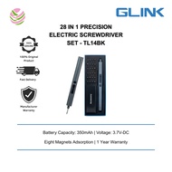 GLINK 28-IN-1 PRECISION ELECTRIC CORDLESS SCREWDRIVER SET – TL14BK (RECHARGEABLE BATTERY / TYPE-C CH