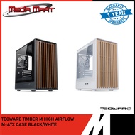 TECWARE TIMBER M HIGH AIRFLOW | M-ATX CASE | BLACK/WHITE |