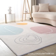 Nordic Light Luxury Imitation Cashmere Carpet Simple ins Bedside Blanket Lonely Style Living Room Co
