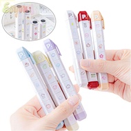 ECYOU Arrival Cute To Do List Journal Stamp, Multi-Head Portable Seal Pen,  Detachable Stamp Mark Sc