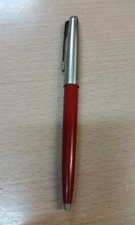 舊裝 膠腳鋼頭 美國制 PARKER 派克 原子筆(原筆芯墨已乾，介意勿買)