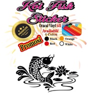 #Premium Quality# Car sticker Koi Fish" 没有鱼 "/Fish Sticker Car/Sticker Kereta/Sticker Koi Fish/ Vira