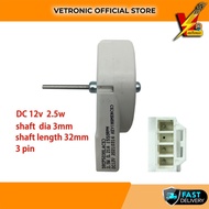 SAMSUNG FAN MOTOR DRCP5030LA(S)  DC12V (KYM) 0.25W 0.21A