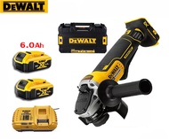 【รับประกันของแท้】DEWALT DCG406 เครื่องบดมุมแบตเตอรี่ลิเธียมแบบชาร์จไฟได้เครื่องตัดมือแบบไม่มีแปรงมอเ