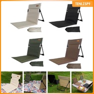 [tenlzsp9] Beach Chair with Back Support, Stadium Chair, Lightweight Camping Chair, Foldable Chair for Backpacking Yard Sunbathing Outdoor Travel