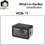 Godox Charger VC26 For Battery VB26 VB30 WB100 สำหรับ V1 V1Pro V100 V860III AD100Pro MF-R76 etc / Di