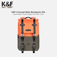 K&f KNF Concept 20L Beta Backpack Waterproof Photography Laptop Bag + Rain Cover