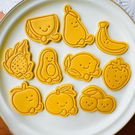 Cartoon Fruit Cookie Cutters DIY Bakery Tools and Accessories Cookie Stamp