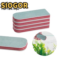 SIOGOR Fish Tank Wipe, Double-side No Dead Angle Cleaning Rags, Durable Rust Remover Reusable Descal