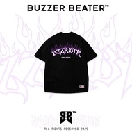 Buzzer Beater - Purple Flame - Street Style Cotton T-Shirt Unisex