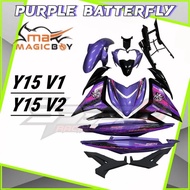 MAGICBOY COVER SET PURPLE BUTTERFLY Y15 V1 V2