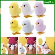 [MuyeadMY] Wind up Chick Plush Toy Hopping Toy for Kids Simulation Holiday Decoration
