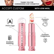 彩妆唇彩透明花朵口红无logoFlower Lipstick变色Ready stock 10214