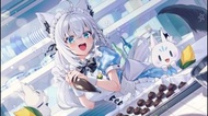 《 Hololive 》 - 白上フブキ 白上吹雪 Fubuki - Playmat mousepad 遊戲墊 滑鼠墊