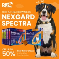 Nexgard Spectra and Nexgard Chewable Tablets Anti Tick and Flea Protection for Dogs and Puppies
