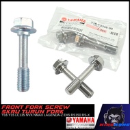 (4PCS) SKRU TURUN FORK SCREW FRONT FORK ABSORBER TUBE SCREW FOR Y16 Y15 LC135 NVX NMAX LAGENDA-Z EX5