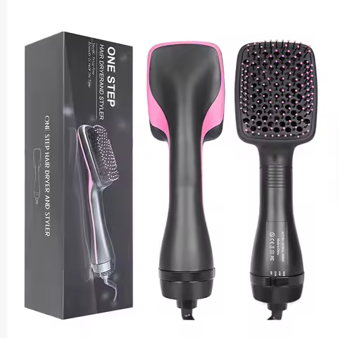 Iron hot air brush comb, portable curling iron tool, hot curling iron, hot comb, straightening machi