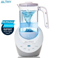 ALTHY Hydrogen Water Pitcher Generator Machine Jug SPE PEM Technology. Balanced Purified Water PH Le