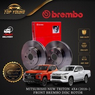 BREMBO MITSUBISHI NEW TRITON 4X4 4WD 2018 ~ FRONT (FW) (DEPAN) 100% ORIGINAL BREMBO DISC BRAKE ROTOR