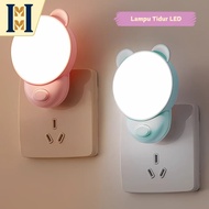 Bear Character LED Night Light – 2-Color Night Light | Cute & Aesthetic Night Lights