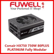 Corsair HX750  750W 80PLUS PLATINUM Certified Fully Modular ATX PSU [10 YEARS WARRANTY]