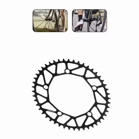 Durable 48T Bicycle Chainring Lightweight High Performance Single Disc Chainring 130BCD Bike Crank C