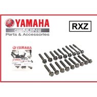 ENGINE ENJIN COVER SCREW SKRU SET MAGNET CLUTCH 8MM 18PCS ORIGINAL ORI YAMAHA THAILAND RXZ OLD NEW C