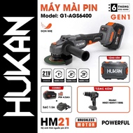 Máy mài pin HUKAN HK-AGS6400 3 tốc độ Động cơ Không chổi than Tặng 1 đá cắt