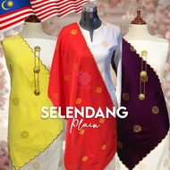 SELENDANG PLAIN | BUNGA TABUR | SONGKET TENUN | TUDUNG | CUCUK SANGGUL TRADITIONAL