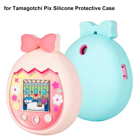 Games Console Soft Cover Liquid Silicone Fall Resistant Cute Protective Cover Non-Slip For Tamagotch