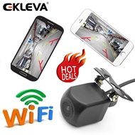 EKLEVA Car Rear View Camera Automobile WiFi Wireless Reverse HD Night Vision Backup Camera For Iphon