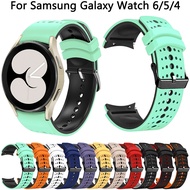 Sport Silicone Strap For Samsung Galaxy Watch 6 44mm 40mm Replacement 20mm Watch Band Bracelet Galaxy Watch 6 Classic 43mm 47mm