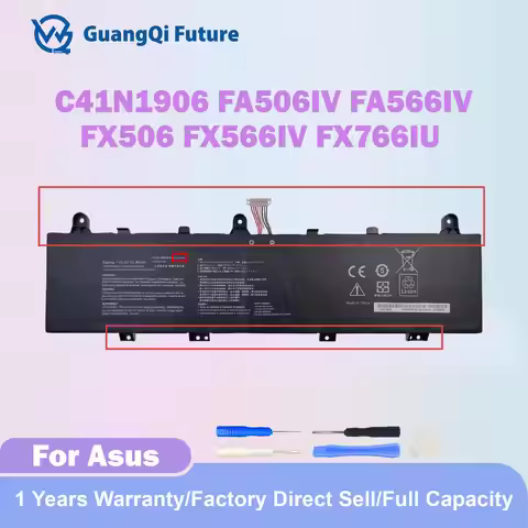 C41N1906 C41N1906-3 90Wh Laptop Battery 15.4V 5845mAh Short Cable Version For Asus ROG Zephyrus Duo 