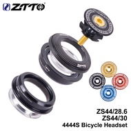 ZTTO Headset 4444S MTB Bicycle 44mm ZS44 1-1/8" 28.6mm Straight Tube Fork Mountain Road Bike Frame L