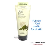 Full 170ml THE FACE SHOP Herb Day 365 Facial Foaming Cleanser Mung Bean