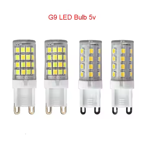 10pcs low voltage 3.7v 4v 5v G4 G9 LED Corn Light Desk Lamp Droplight Nightlight Pendant 3w 5w 3000k