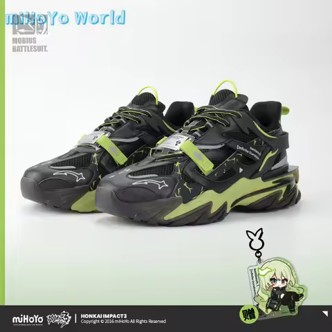 MiHoYo ​Official Honkai Impact 3 Mobius Doujin Shoes Cosplay Infinite Ouroboros Unisex Fashion Casua