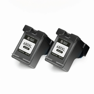 MOSHU | Compatible HP 680 Printer Cartridge Rechargeable Black Ink