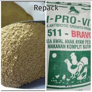 Pakan Ayam 511 Bravo Repack 1kg