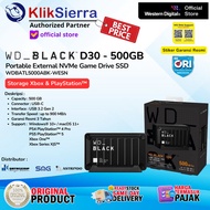 HDD WD BLACK D30 Game Drive SSD 500GB WDBATL5000ABK-WESN - Harddisk External - Portable Hardisk Ekst