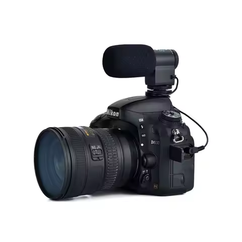 Mcoplus 3.5mm Plug Camera Microphone for Canon Nikon 5DII 5DIII 600D 650D 700D 6D 7D 60D D7100 D7000