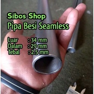 1.3 inch Seamless Iron Pipe | Od 34mm Id/ 29mm Thickness 2.5mm Length 20cm to 100cm