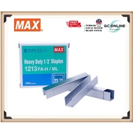 MAX 1213 FA-H Heavy Duty 1/2" Staples (1000Staples / Box)