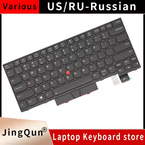 US Russian Spanish English Backlit keyboard for Lenovo Thinkpad T470 T480 A475 A485 01AX569 01AX487 
