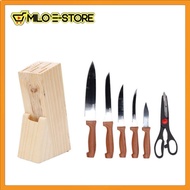 [MILO.ESTORE] 7Pcs KNIFE SET PISAU Set