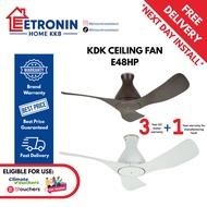 KDK E48HP 120 cm (48") WIFI Ceiling Fan w/o light *Climate Voucher Eligible*