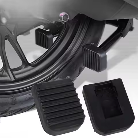 1pc Universal Motorcycle Foot Stand Pad Side Stand Bracket Foot