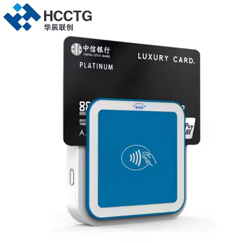 Credit Card Chip Reader Writer Skimmer Bluetooth Mpos with EMV PCI POS (I9)