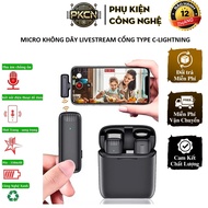 Micro cài áo không dây J13 cổng Type-C quay vlog tiktok livestream
