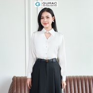 [MUA 2 GIẢM 20K] Áo sơ mi nữ cổ khoét thời trang GUMAC AE04045